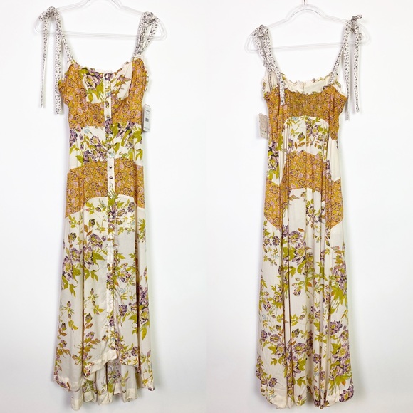 NWT Free People Lover Boy Floral Maxi Dress - Picture 5 of 8